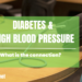 diabetes & high blood