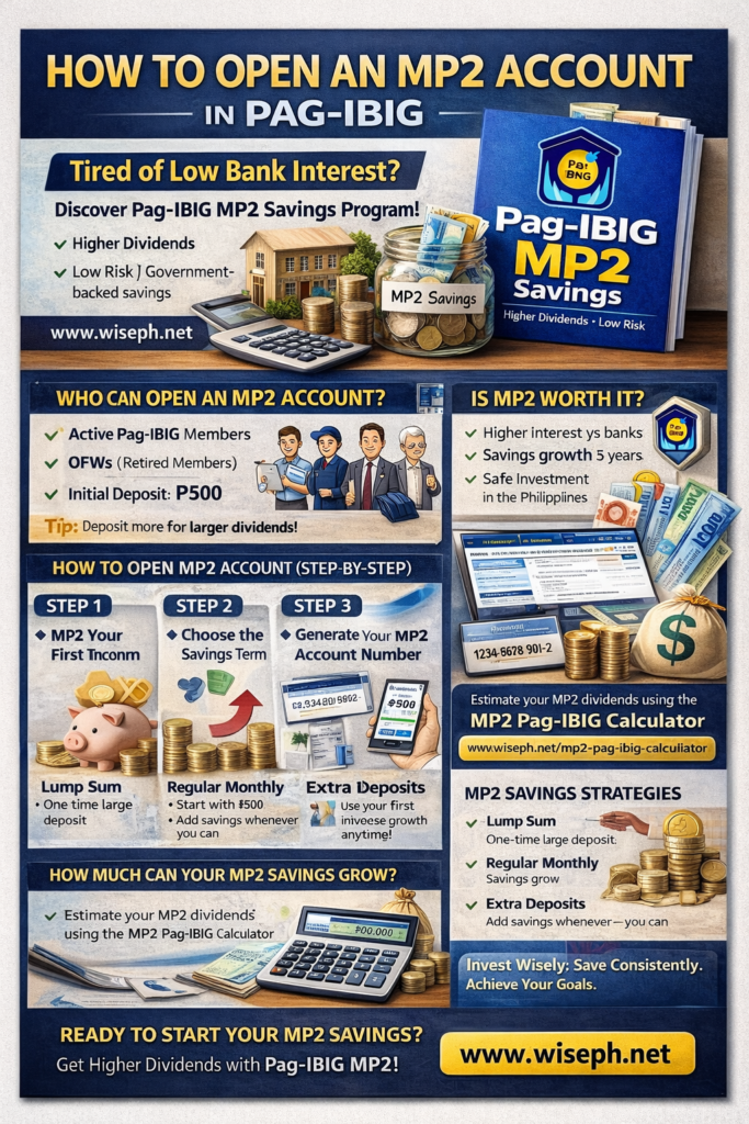 How to open an MP2 account