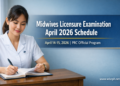Midwives Licensure Examination April 2026 Schedule