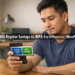 Filipino freelancer comparing Pag-IBIG Regular Savings and MP2 accounts on a smartphone at home