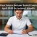 Filipino real estate broker reviewing exam materials at a desk, Real Estate Brokers Licensure Examination April 2026 schedule