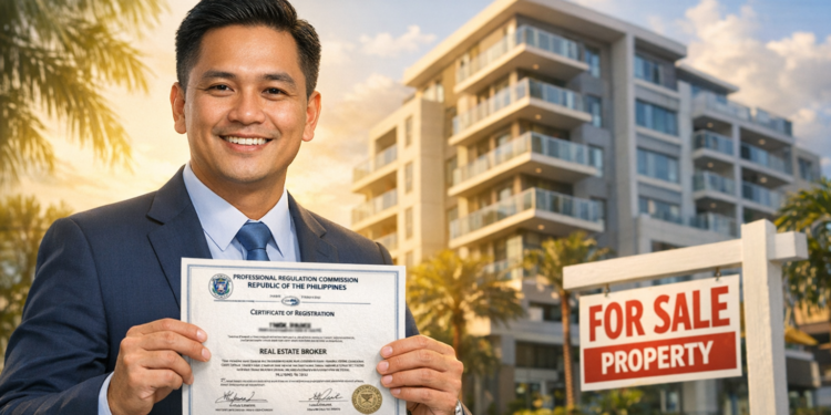 Real Estate Brokers Licensure Examination April 2026 results: Filipino broker holding PRC certificate
