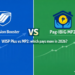SSS MySSS Pension Booster vs Pag-IBIG MP2 comparison graphic showing blue SSS side and green MP2 side with 2026 dividend rates