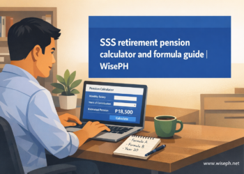 SSS retirement pension calculator 2026 showing Formula A and Formula B comparison for Filipino workers and freelancers
