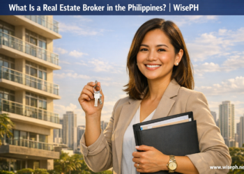 What is a real estate broker in the Philippines — Filipina broker holding documents and property keys