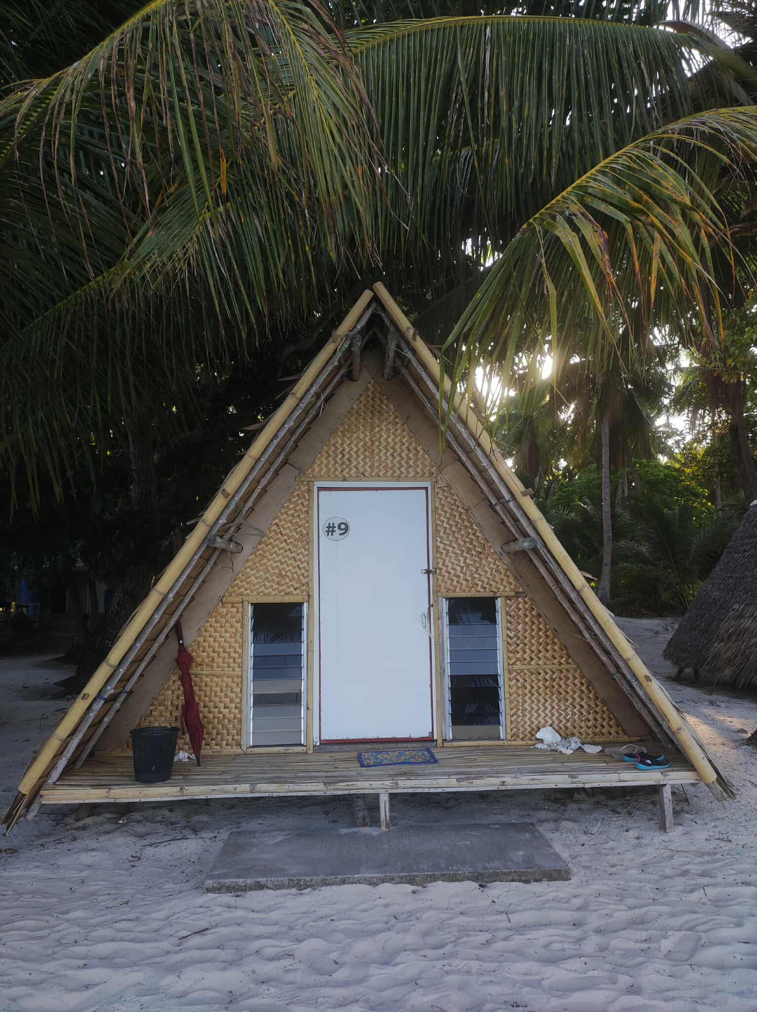Onok Island camp Balabac Palawan before rain