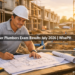 A licensed Filipino master plumber reviews plumbing floor plans at a residential construction site in CALABARZON, representing the July 2026 Master Plumbers board exam results.
