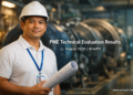 A Filipino mechanical engineer in a hard hat stands in front of industrial equipment, representing the August 2026 PME Technical Evaluation results released by the PRC.