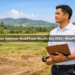 A Filipino real estate appraiser holding a clipboard and measuring tape while assessing an agricultural lot in Cavite, representing the July 2026 REALE board exam results.
