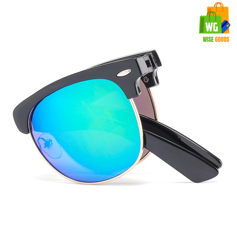Stylish Foldable Sunglasses With Box Vintage - Image 4