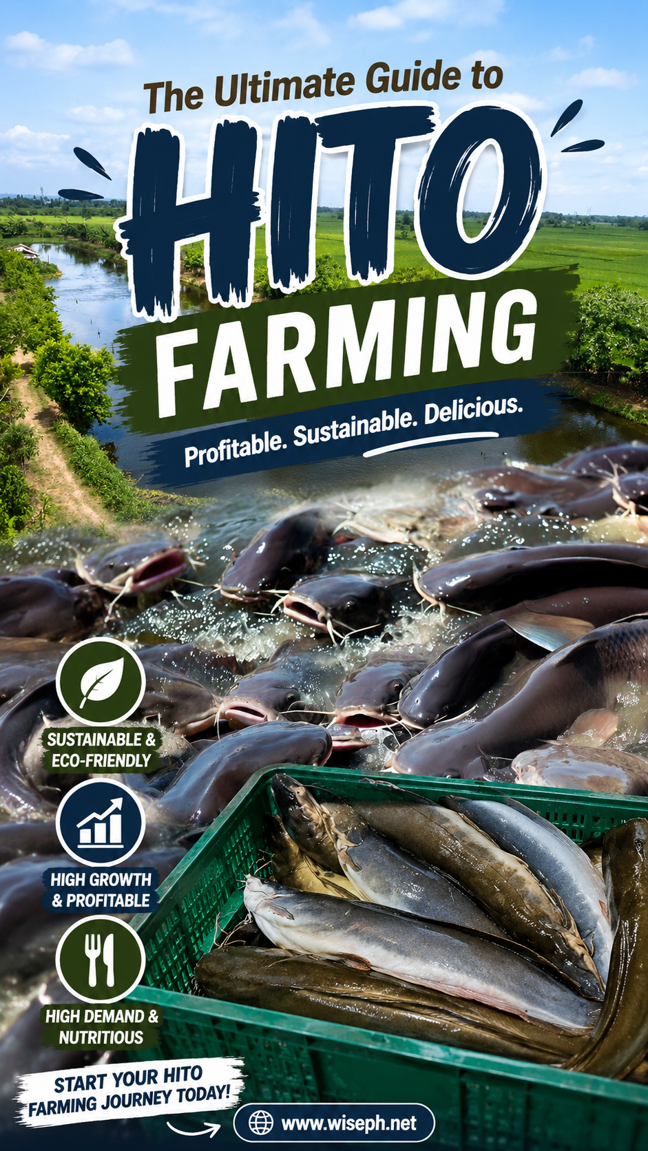 Hito farming guide for beginners in the Philippines showing drum setup and catfish
