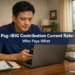 A Filipino business owner reviews his Pag-IBIG contribution rate on his laptop at a home office desk.