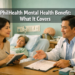 A Filipino mother consults a doctor in a clinic, representing how families can use the PhilHealth mental health benefit to access psychiatric and therapy services.