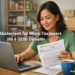 A Filipino small business owner reviews BIR tax documents at her home desk while considering the new micro taxpayer abatement program.